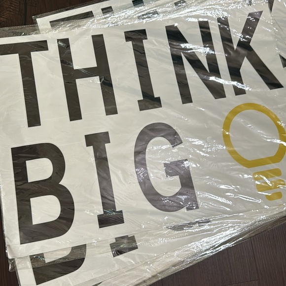 THINK BIG MOTIVATIONAL QUOTE WALL DECAL STICKERS REMOVABLE INSPIRATION - Picture 5 of 5